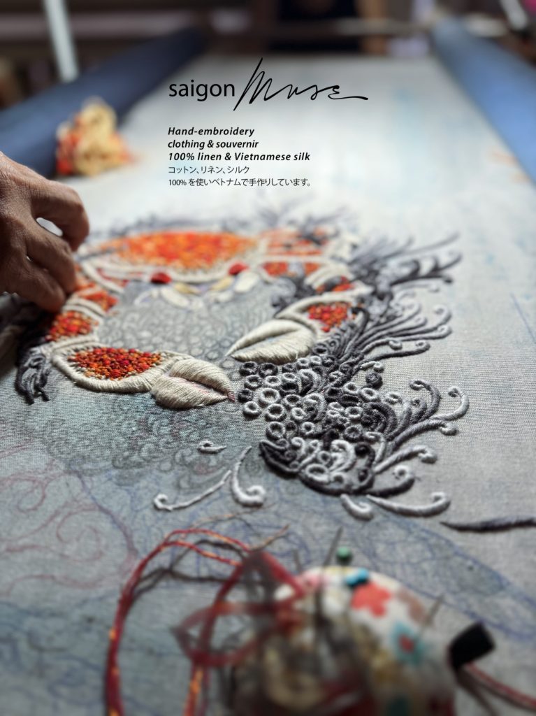 Saigonmuse Vietnam Hand Embroidery 3 Tranh Theu Tay Viet Nam